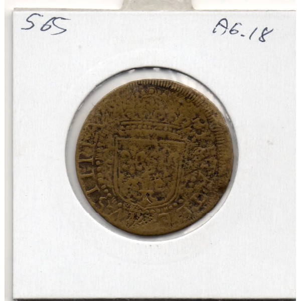 Jeton Henri III pour les armées, ND B feuardent 11755 var