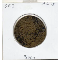 Jeton Henri III pour les armées, ND TB feuardent 11765 var