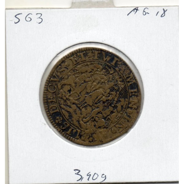 Jeton Henri III pour les armées, ND TB feuardent 11765 var