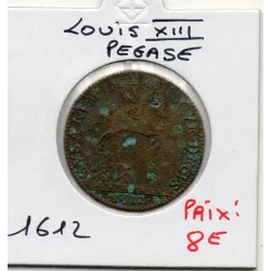 Jeton Louis XIII au pégase, 1612 TB feuardent 12052