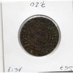 Jeton Majorité de Louis XIII Et ouverture des états généraux, 1614 TTB+