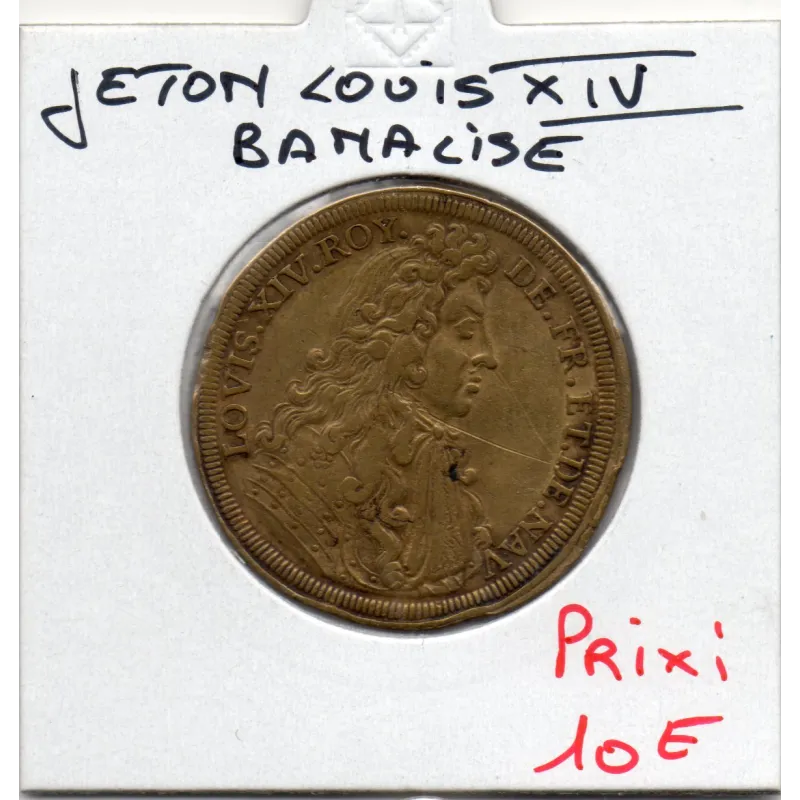 Jeton de nuremberg Louis XIV banalisé, ND TTB+