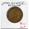 Jeton de nuremberg Louis XIV banalisé, ND TTB+