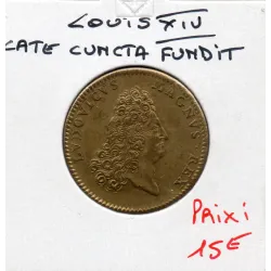 Jeton Louis XIV, LATE CVNCTA PROFVNDIT, ND Sup Feuardent 12888