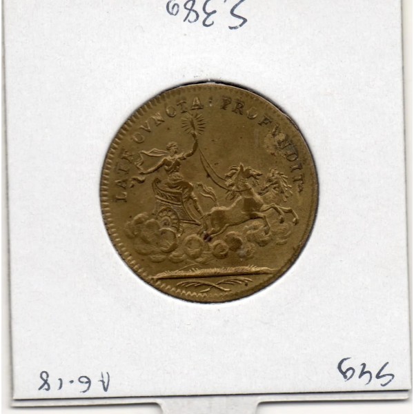 Jeton Louis XIV, LATE CVNCTA PROFVNDIT, ND Sup Feuardent 12888