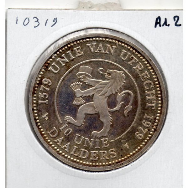 Pays Bas 10 uniedaalders 1979 Sup , 400 ans Utrecht