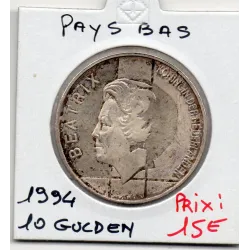 Pays Bas 10 Gulden 1994 Sup , KM.216 50 Ans traité BENELUX