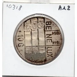 Pays Bas 10 Gulden 1994 Sup , KM.216 50 Ans traité BENELUX