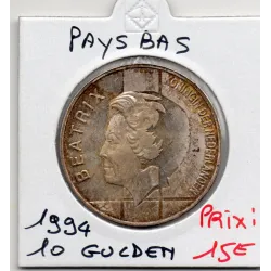 Pays Bas 10 Gulden 1994 Sup , KM.216 50 Ans traité BENELUX