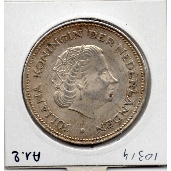 Pays Bas 10 Gulden 1970 Sup, KM.195 25 Ans fin de la guerre