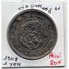 Japon 1 Yen Meiji an 41 1908 TTB+ nettoyé, KM.YA25.3 Dragon