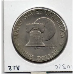Etats Unis 1 Dollar 1976 D Sup, KM.206 Bicentenaire Indépendance