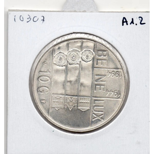 Pays Bas 10 Gulden 1994 Sup , KM.216 50 Ans traité BENELUX