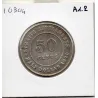 Etablissement des Détroits 50 cents 1920 diamant TTB-, KM.35.1 Georges V