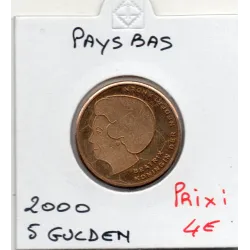 Pays Bas 5 Gulden 2000 Spl , KM.231 Euro de football
