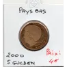 Pays Bas 5 Gulden 2000 Spl , KM.231 Euro de football