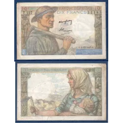 10 Francs Mineur, TB, 4.12.1947 Billet de la banque de France
