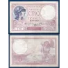 5 Francs Violet, TB, 28.9.1939 Billet de la banque de France