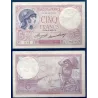 5 Francs Violet, TB+, 22.6.1933 Billet de la banque de France
