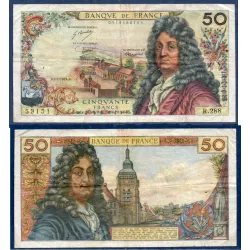 50 Francs Racine, TB, 2.1.1975 Billet de la banque de France