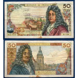 50 Francs Racine, TB, 5.11.1970 Billet de la banque de France