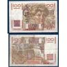 100 Francs Jeune Paysan, TTB-, 2.1.1953 Billet de la banque de France
