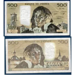 500 Francs Pascal, TTB-, 4.6.1981 Billet de la banque de France