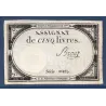 Assignat 5 livres 10 brumaire l'an 2, TTB, signature Brouz Mus 39