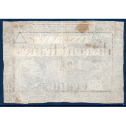 Assignat 100 francs, TB, 18 Nivose an 3 signature Moret Mus 49