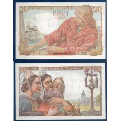 20 Francs Pêcheur, TTB, 10.3.1949 Billet de la banque de France