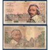 1000 Francs Richelieu, B, 7.1.1954 Billet de la banque de France
