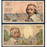1000 Francs Richelieu, B, 2.12.1954 Billet de la banque de France