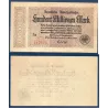 Allemagne P.S1017a, TTB Billet de 100 millions Mark 1923 REICHSBAHN