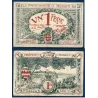 Monaco P.5a, TB Billet de 1 franc 1920 Monte Carlo
