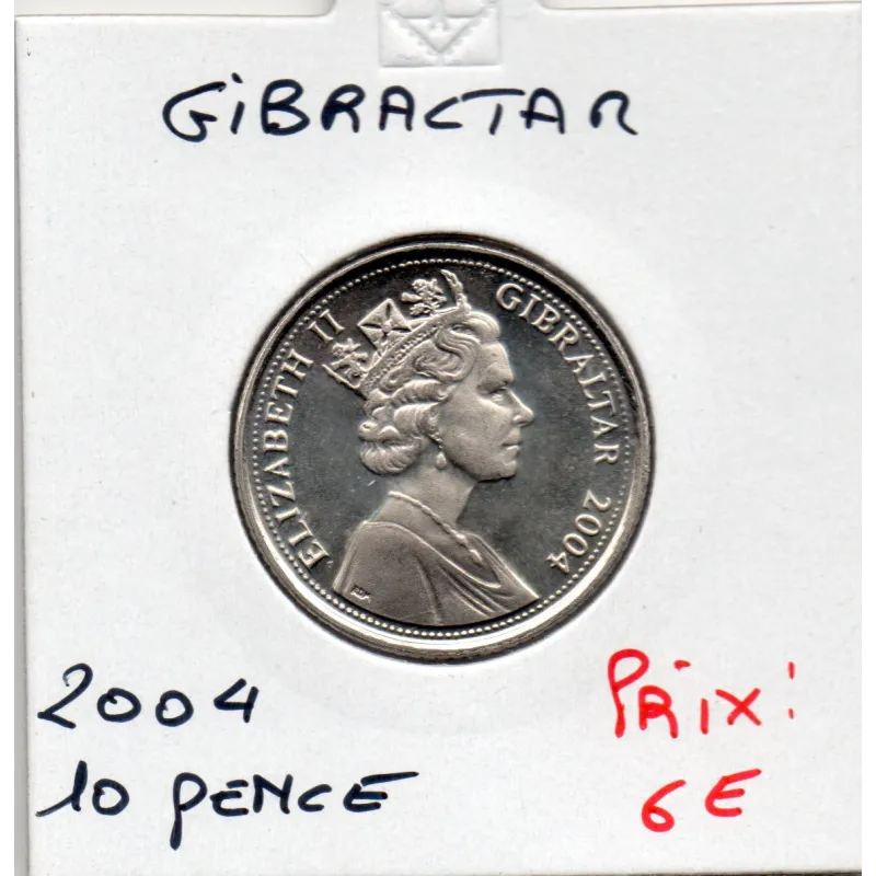 Gibraltar 10 pence 2004 FDC, KM.1047 occupation britannique Gibraltar 10 pence 2004 FDC, KM.1047 occupation britannique