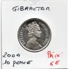Gibraltar 10 pence 2004 FDC, KM.1047 occupation britannique