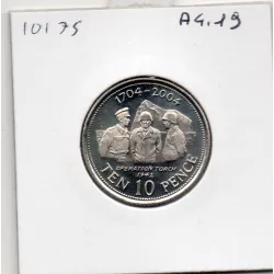 Gibraltar 10 pence 2004 FDC, KM.1047 occupation britannique