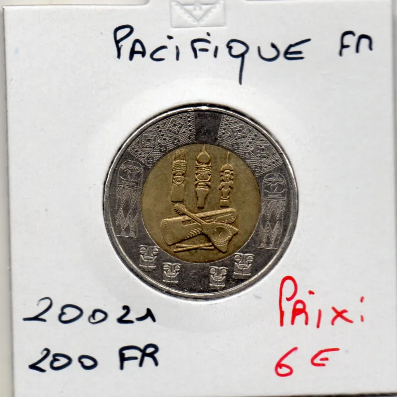 Pacifique Français 200 Francs 2021 Spl instruments culturels