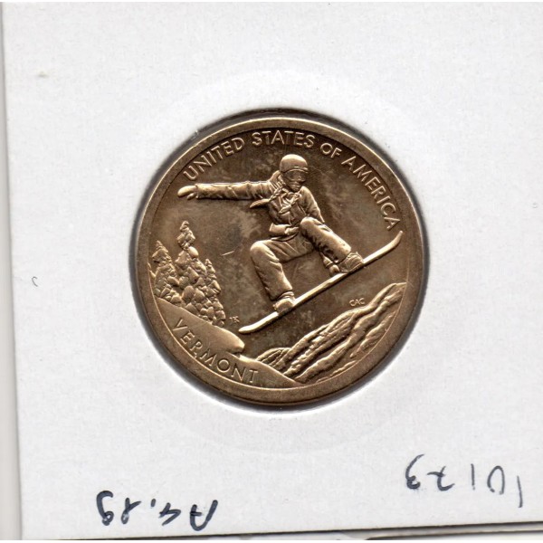 Etats Unis 1 Dollar 2022 Spl, KM.773 Vermont American Innovation