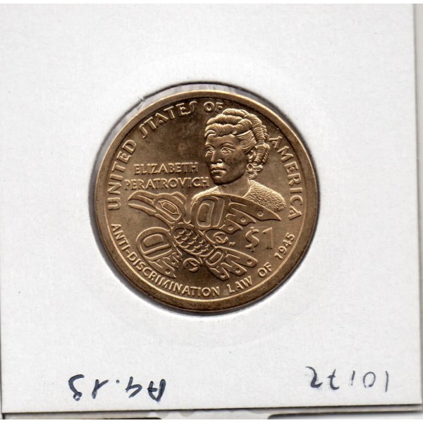 Etats Unis 1 Dollar 2020 Spl, KM.732 Elizabeth Peratrovich
