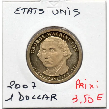 Etats Unis 1 Dollar 2007 Spl, KM.401 Georges Washington
