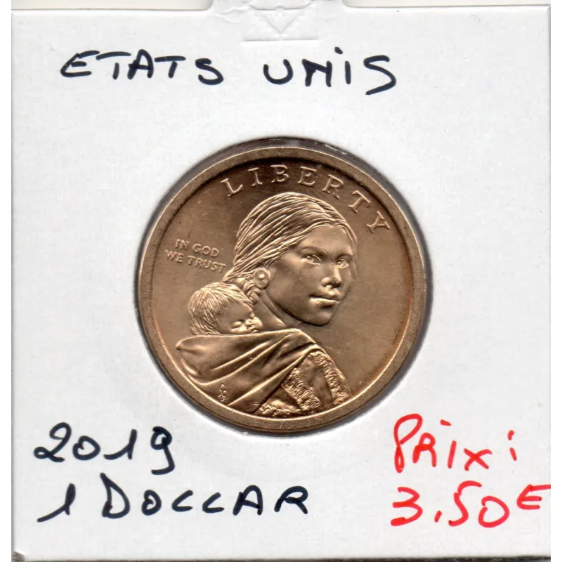 Etats Unis 1 Dollar 2019 Spl, KM.705 American Indians in the Space
