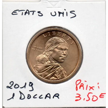 Etats Unis 1 Dollar 2019 Spl, KM.705 American Indians in the Space