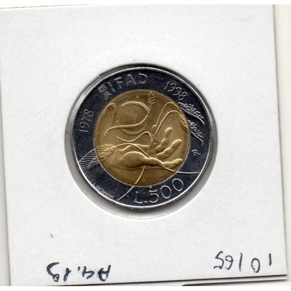Italie 500 Lire 1998 IFAD Spl, KM.193 IFAD