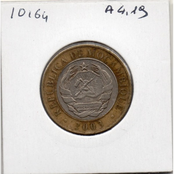 Mozambique 10000 meticais 2003 TTB, KM.131 Rhinoceros blanc