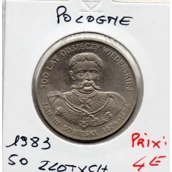 Pologne 50 Zlotych 1983 Sup, KM.Y145 Jan III Sobieski