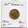 Monaco Rainier III 10 centimes 1977 Sup+, Gad.146 moine