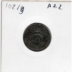 Allemagne 5 reichspfennig 1940 B, TTB KM.100