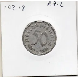Allemagne 50 reichspfennig 1935 J, Sup KM 87 Aigle simple