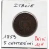 Italie Toscane 5 centesimi 1859 TTB, KM.6 Vittorio Emanuele II